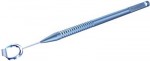 Диаметр шарнирного кольца 12 мм Открытое по центру Круглая шарнирная рифленая ручка Общая длина 135 мм