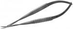 Капсулотомические ножницы по Ваннасу, изогнутые с круглой ручкой